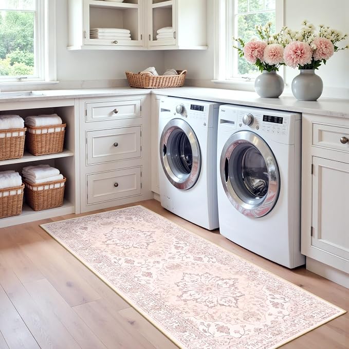 RELEANY Area Rugs 2'x6' Runner Rug Non Slip Washable - Image 2