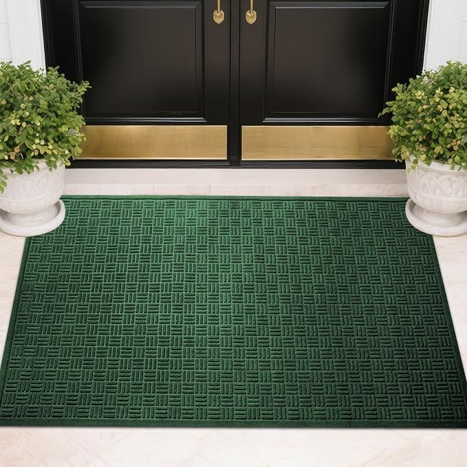 Mibao Front Door Mat Indoor Outdoor Entrance, Dirt Trapping Waterproof - Image 7