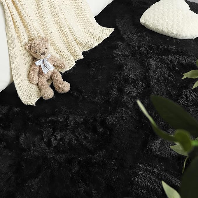 LOCHAS Ultra Soft Indoor Modern Area Rugs Fluffy Living Room Carpets - Image 8