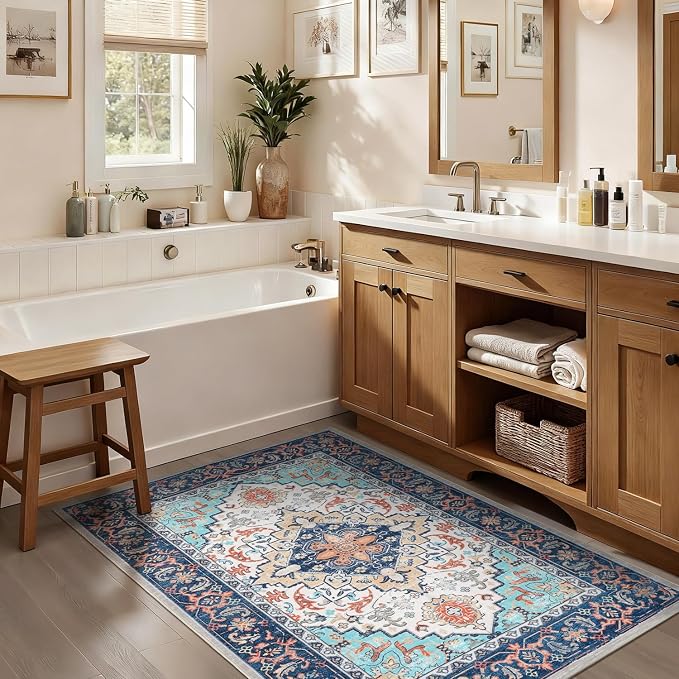 Lofus 3x5 Area Rugs for Living Room, Machine Washable Area Rug, Soft Small Rugs - Image 3