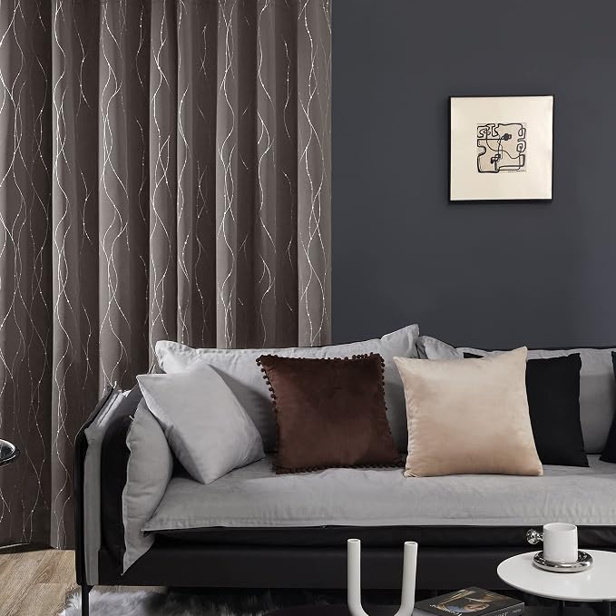 Deconovo Blackout Curtains, Thermal Insulated Soundproof Grommet Drapes - Image 3