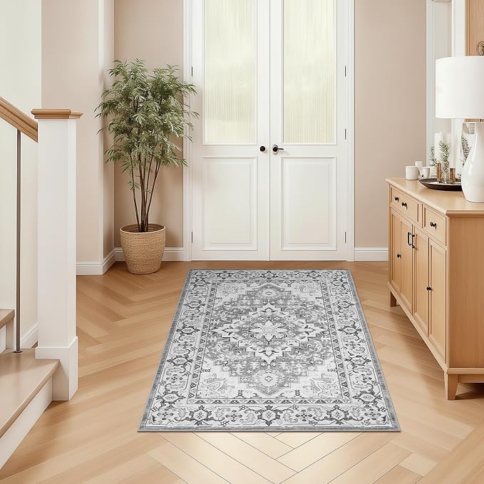Lofus 3x5 Area Rugs for Living Room, Machine Washable Area Rug, Soft Small Rugs - Image 4