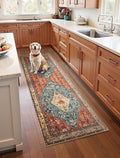 SERISSA Boho Kitchen Runner Rug, 3x7 Washable Non-Slip Runner Rug by SERISSAHomeDecorCollection