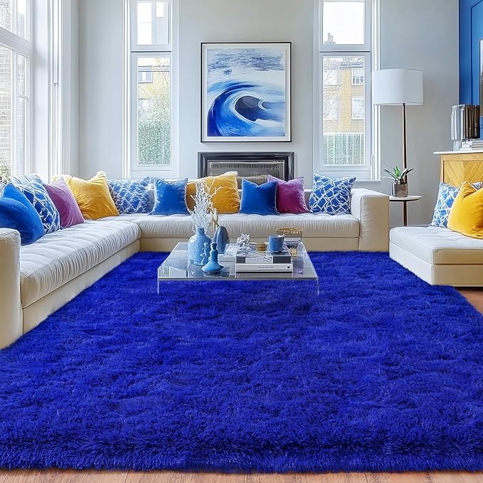 Rugs for Living Room 6x9, Soft Shaggy Modern Shag Area Rug for Bedroom - Image 7