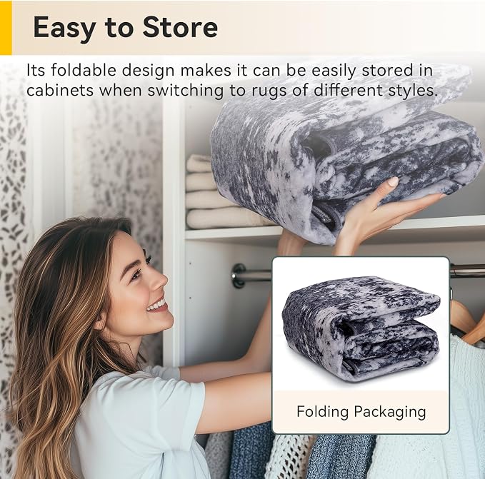 Washable Area Rugs 3x8 Non-Slip Modern Abstract Soft - Image 6
