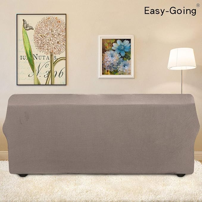 Easy-Going Stretch 4 Seater Sofa Slipcover 1-Piece Sofa Cover Furniture - Image 3