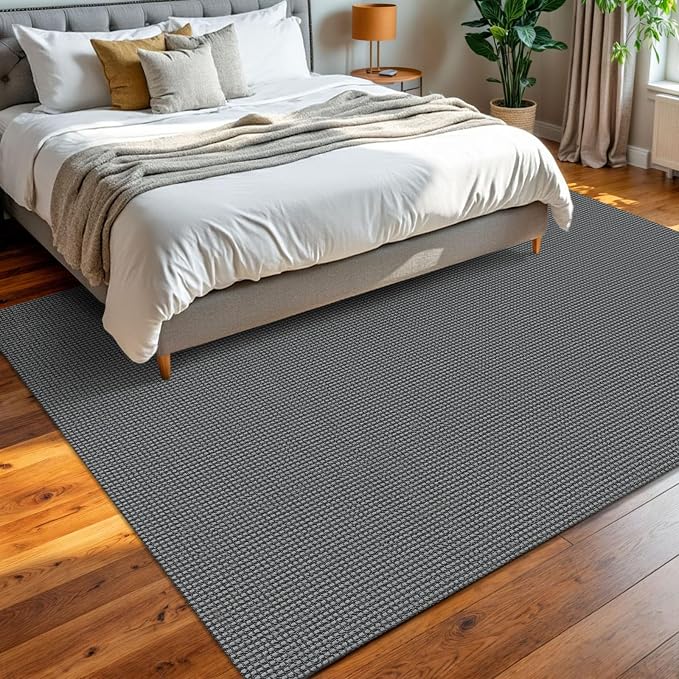 KOZYFLY Washable Area Rug 6x9 ft Rubber Backed Non Slip Rugs - Image 8