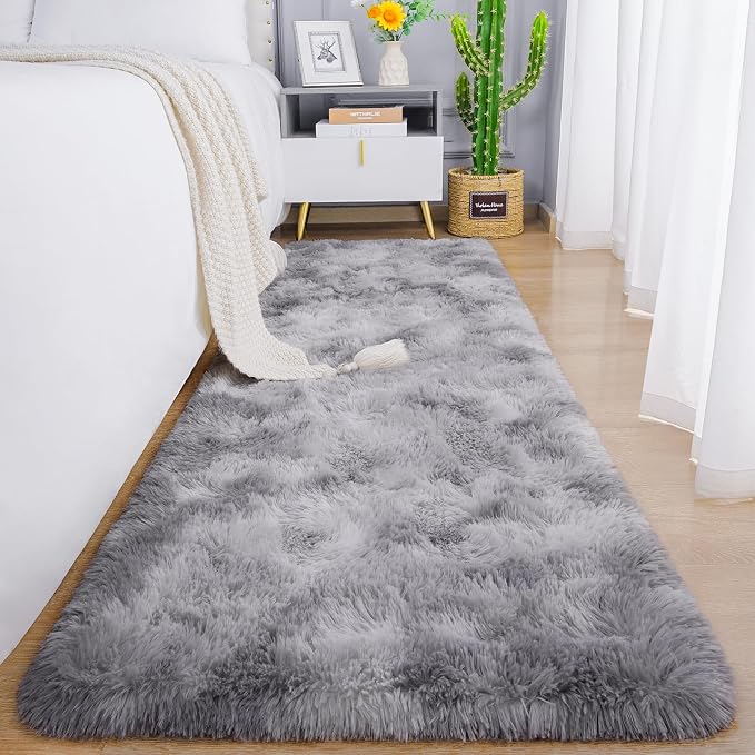 Chicrug Soft Runner Rugs for Bedroom Living Room Plush Fluffy Rug 2x8 Feet by ChicrugHomeDecor