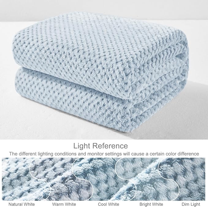 Exclusivo Mezcla Fleece Throw Blanket Extra Large, Super Soft and Warm Blankets - Image 2