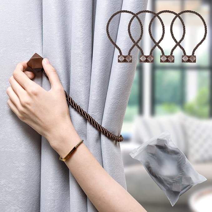 NazTur Magnetic Curtain Tiebacks- Upgrade 2022 - Image 8