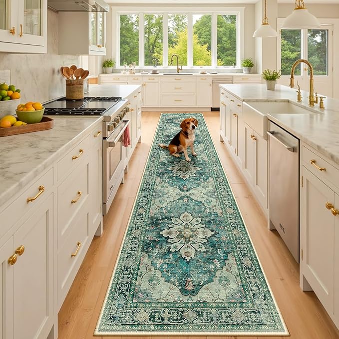Area Rugs 2'x10' Runner Rug Non Slip Washable by RELEANY