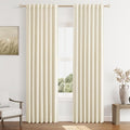 Guken 100% Blackout Curtains 80 Inch Length 2 Panels Set by Guken