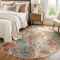 Washable Area Rugs 6ft Non-Slip Modern Abstract Soft by RELEANY