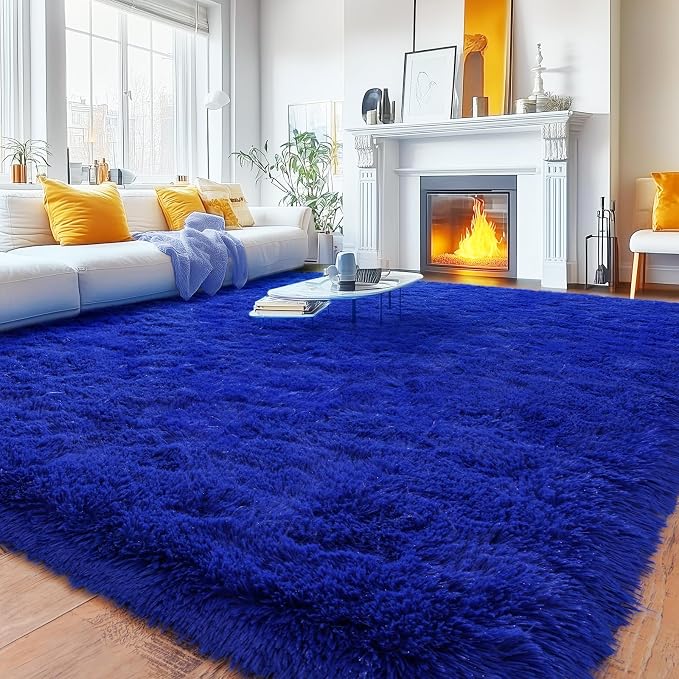 Rugs for Living Room 9x12, Soft Shaggy Modern Shag Area Rug for Bedroom - Image 7