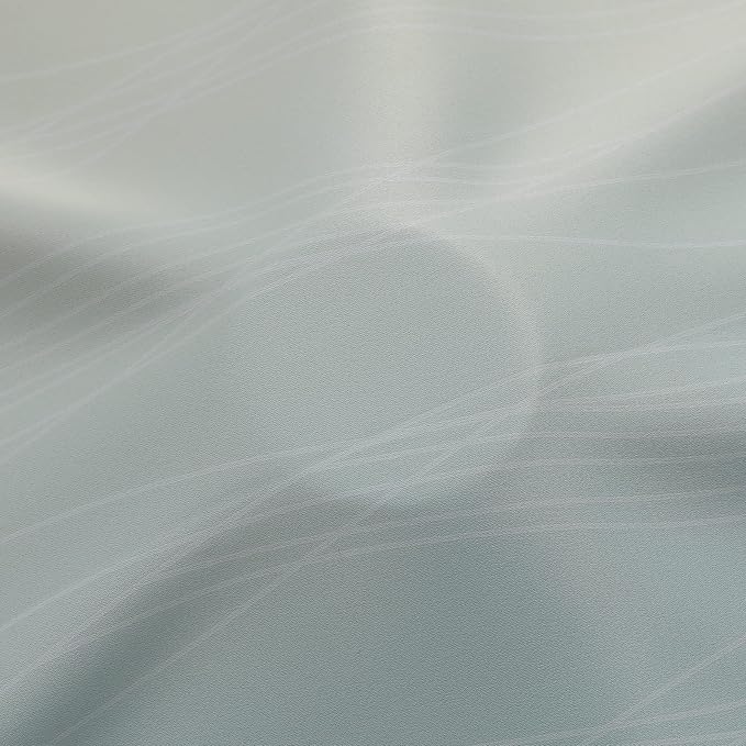 Estelar Textiler Aqua and Beige Ombre Blackout Curtains 72 Inches Length - Image 8