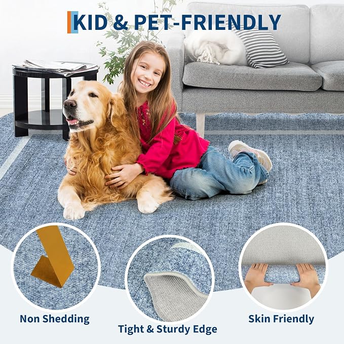 GarveeHome Scalloped Washable Runner Rug 2x10 Non Slip Kitchen Rugs - Image 4