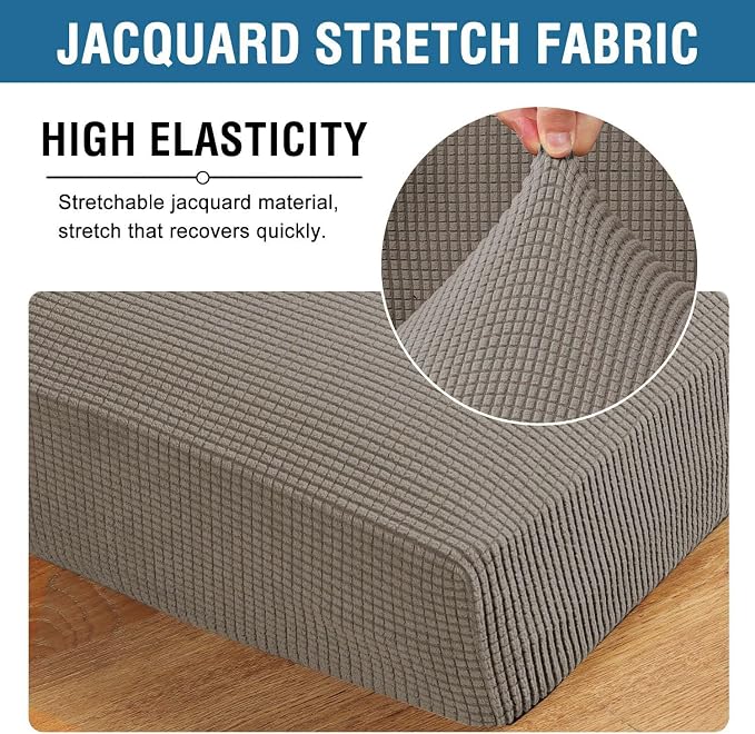 H.VERSAILTEX Super Stretch Individual Chaise Cover Sectional Couch Covers - Image 4