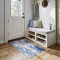 Washable Area Rugs 2'x4' Non-Slip Modern Abstract Soft by RELEANY