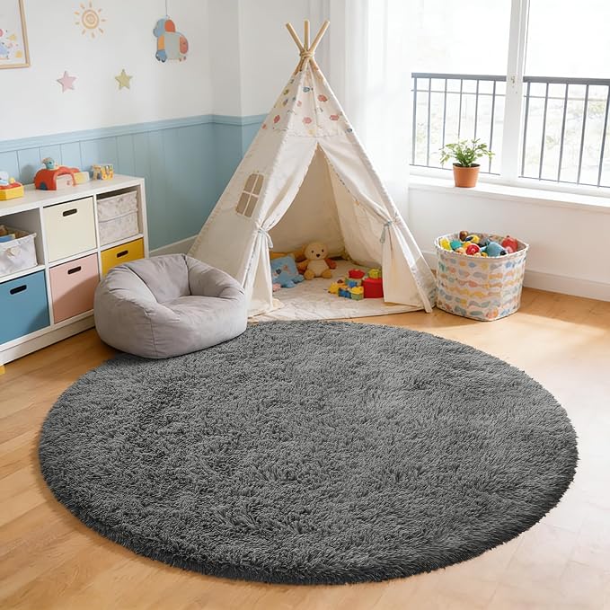 yulidayang Fluffy Round Area Rugs - Image 6