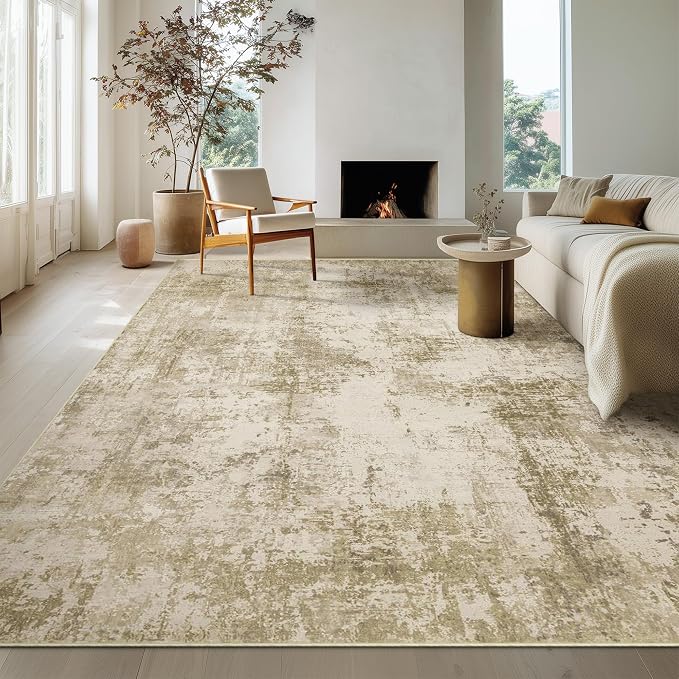 LEPEII 9x12 Area Rug, Modern Abstract Washable Large Rugs by Unknown