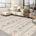 Nakagishi 6x9 Area Rugs Living Room: Washable Boho Large Neutral Soft Farmhouse by NakagishiAreaRug