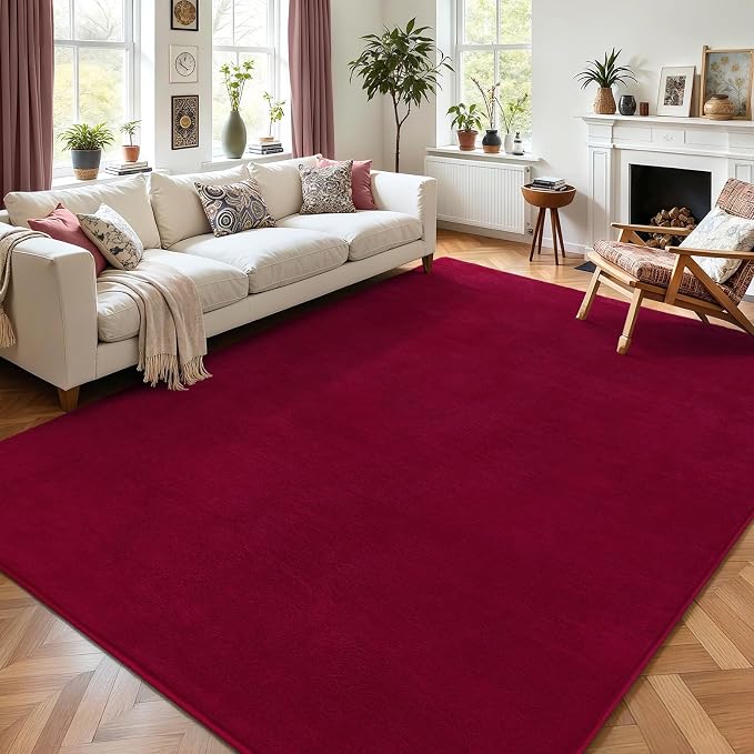 AROGAN Modern Shag Area Rug, 6x9 Feet Washable Bedroom Carpet, Plush Memory by AROGANAREARUG