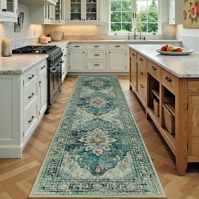 RELEANY Area Rugs 2'x7' Runner Rug Non Slip Washable by RELEANY