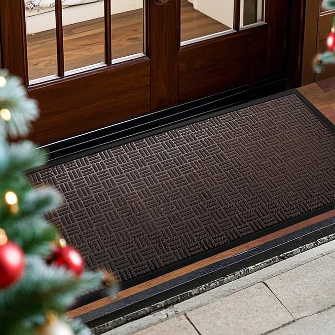 Mibao Front Door Mat, Heavy Duty Durable Welcome Mat by Mibao