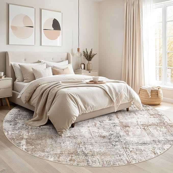 UERMEI 8ft Round Area Rug Living Room Rugs - Image 3