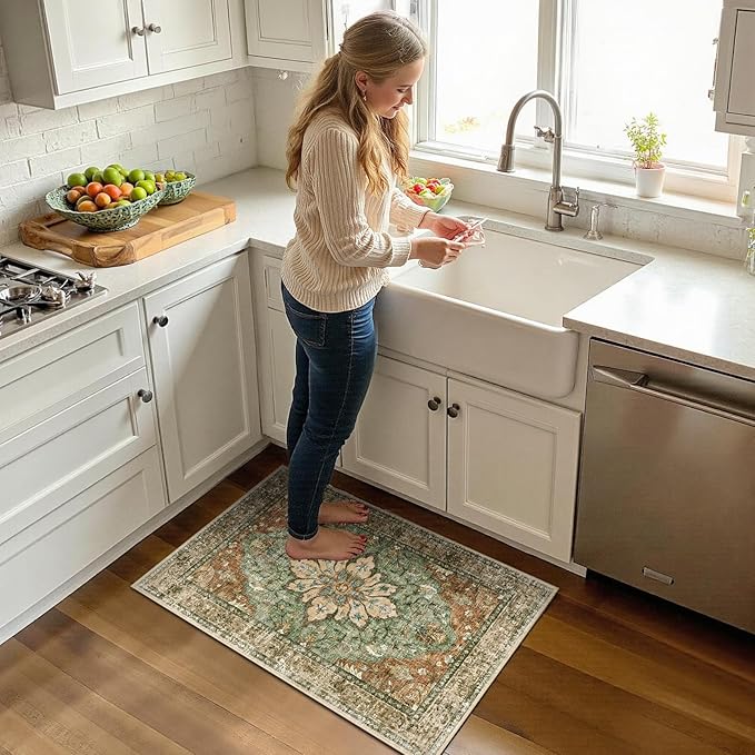 RELEANY Area Rugs 2'x3' Kitchen Rugs Entry Rug Small Rugs - Image 2