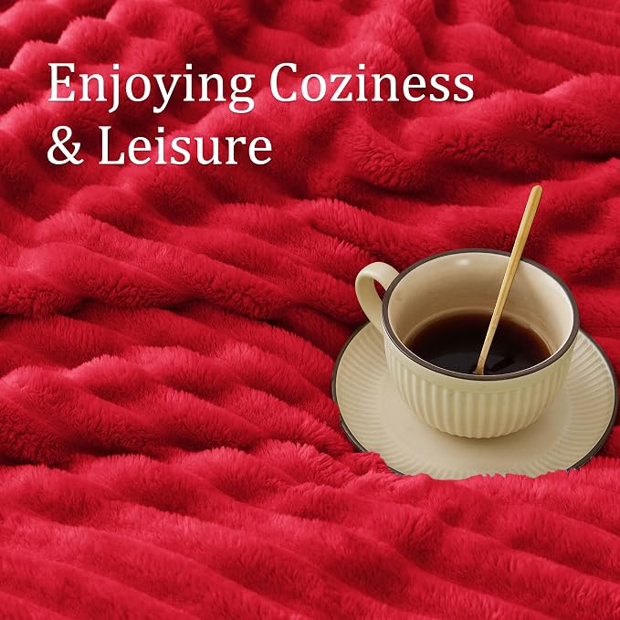 BEDELITE King Size Blanket for Bed, 300GSM Soft & Warm Fleece Blanket, - Image 5