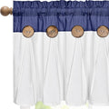 FRAMICS Farmhouse Valance Curtains, Boho Cotton Linen Kitchen Valances by FRAMICS