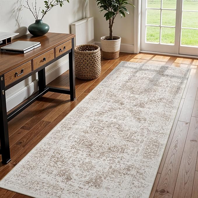 3x8 Washable Hallway Runner Rug by EISUROM