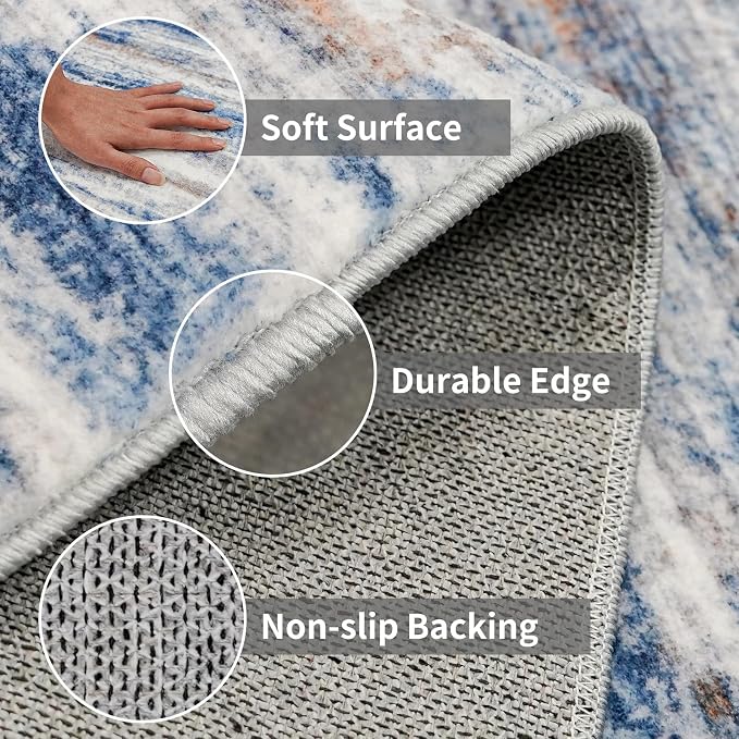 3x15 Washable Runner Rug for Hallway: Extra Long Runners for Entryway Living - Image 4
