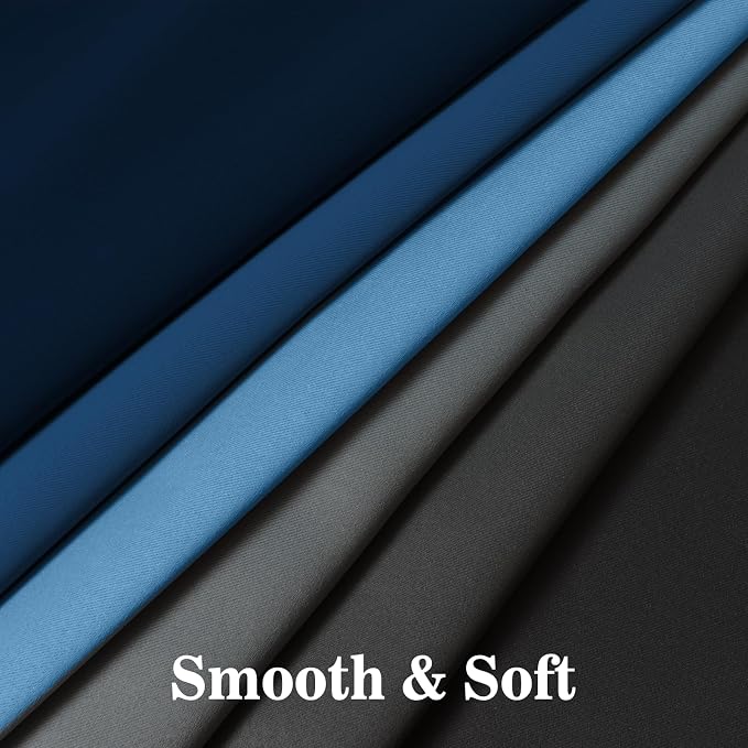 Yakamok Blackout Ombre Dark Blue and Black Curtains - Image 6