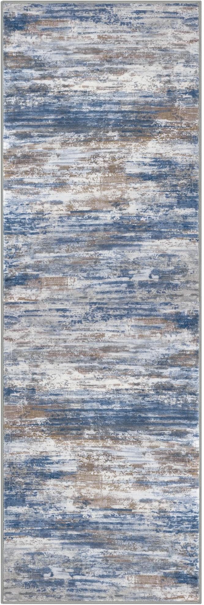 KOZYFLY 3x8 Ft Rug Modern Ombre Runner Rug - Image 8