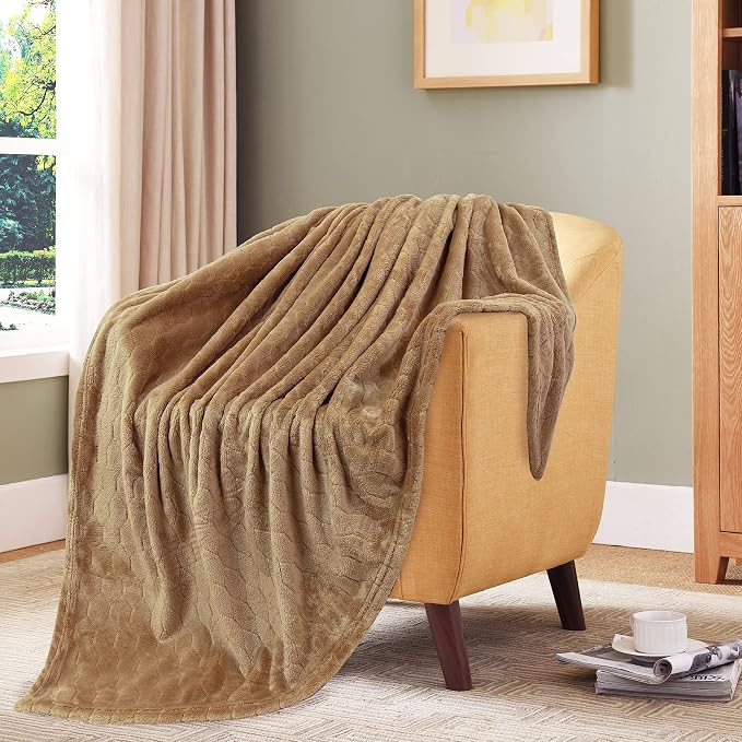 TOONOW Fleece Blanket Super Soft Cozy Throw Blanket 50" x 60", Lightweight - Image 6
