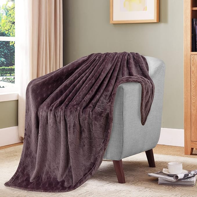 TOONOW Fleece Bed Blanket King Size 90x108 inches, Super Soft Fluffy Fuzzy - Image 4