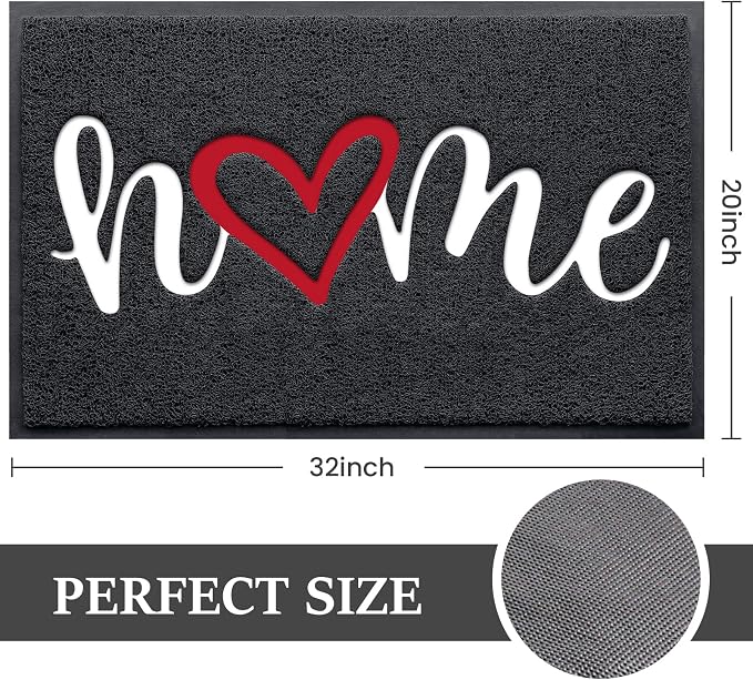 BeneathYourFeet Door Mat, Welcome Mat Low Profile Floor Mat Front Doormat - Image 3