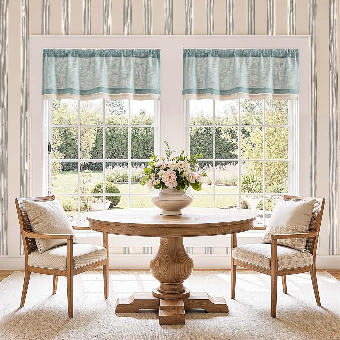 jinchan Linen Farmhouse Valances - Image 2