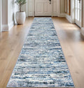 Lansny Modern Abstract Runner Rug 2.6x14 by lansny