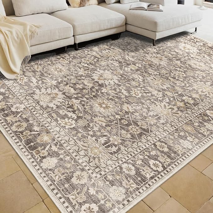 7X9 Area Rugs Machine Washable Rugs - Image 2