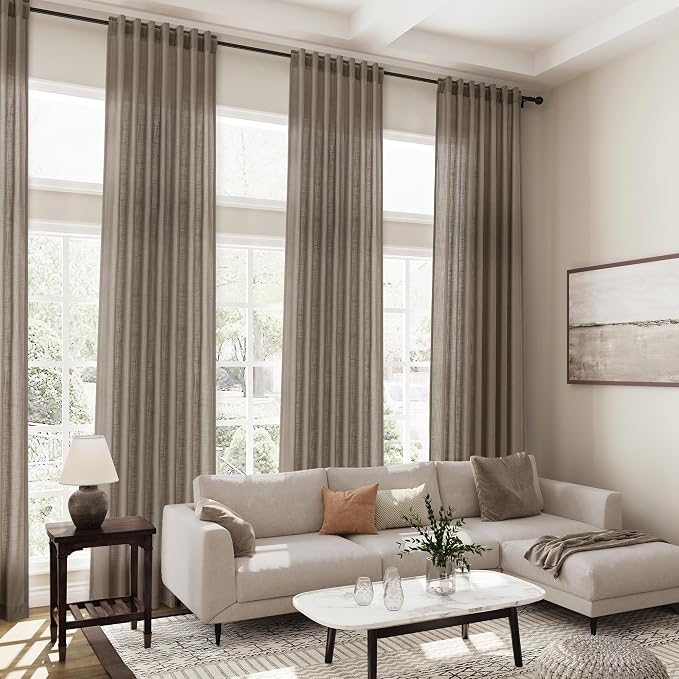 Extra Long Curtains 2 Panels 102 Inches Long - Image 8