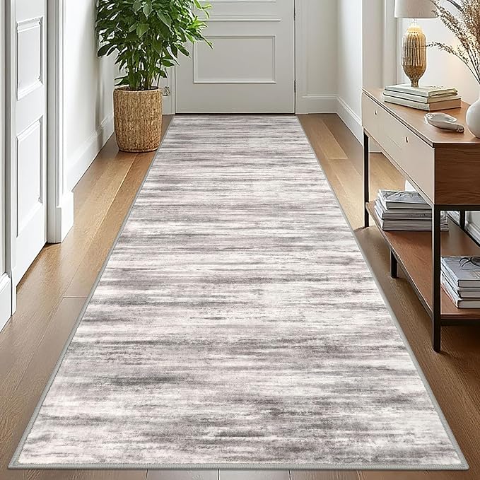 KOZYFLY 3x10 Ft Rug Modern Ombre Runner Rug by KOZYFLY