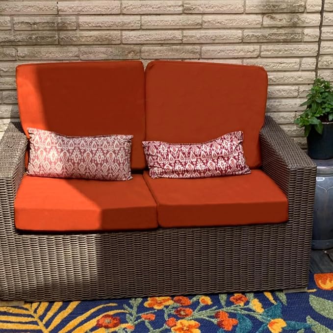 Sqodok Outdoor Cushion Covers 19x19 inch, Wicker Chair - Image 9