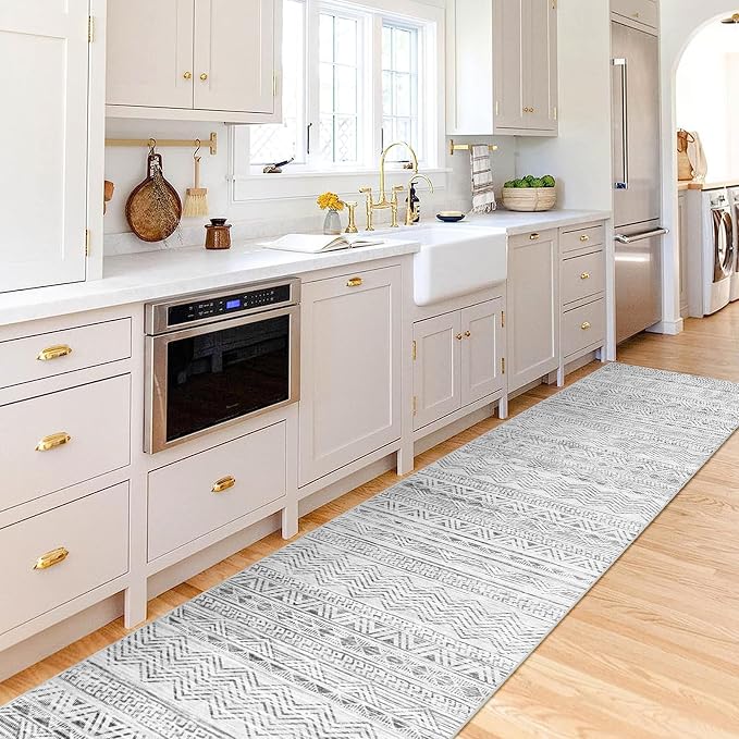 Washable Moroccan Hallway Runner Rugs - Image 2