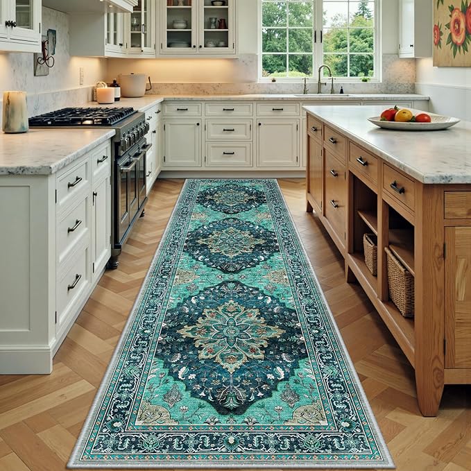 Area Rugs 2'x7' Runner Rug Non Slip Washable by RELEANY