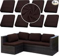 Outdoor Cushion Covers Set, Replacement by SUKAIKEQA