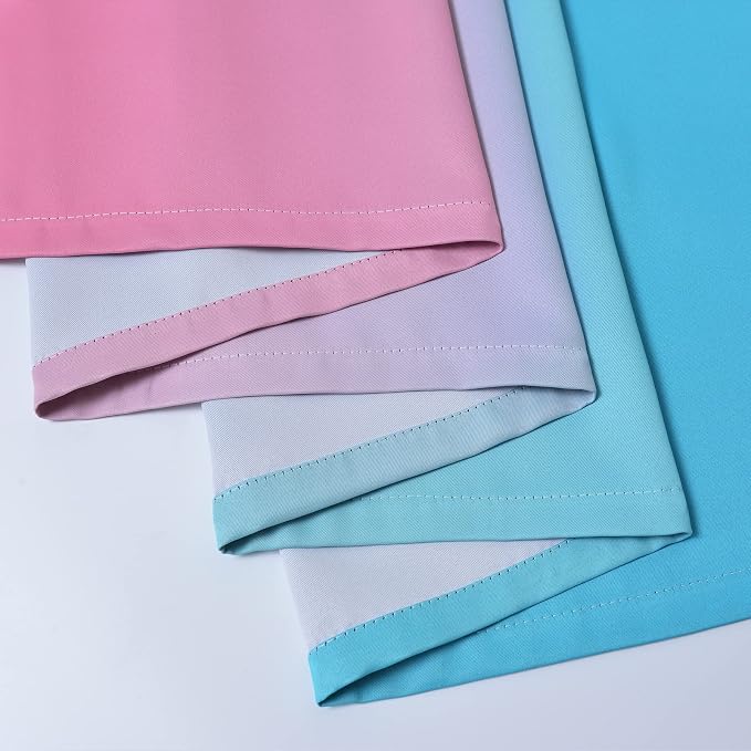 Yakamok Ombre Pink and Blue Curtains - Image 6