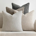 MIULEE Pack of 4 Couch Throw Pillow Covers 16x16 Inch Neutral Soft Decorative by MIULEE